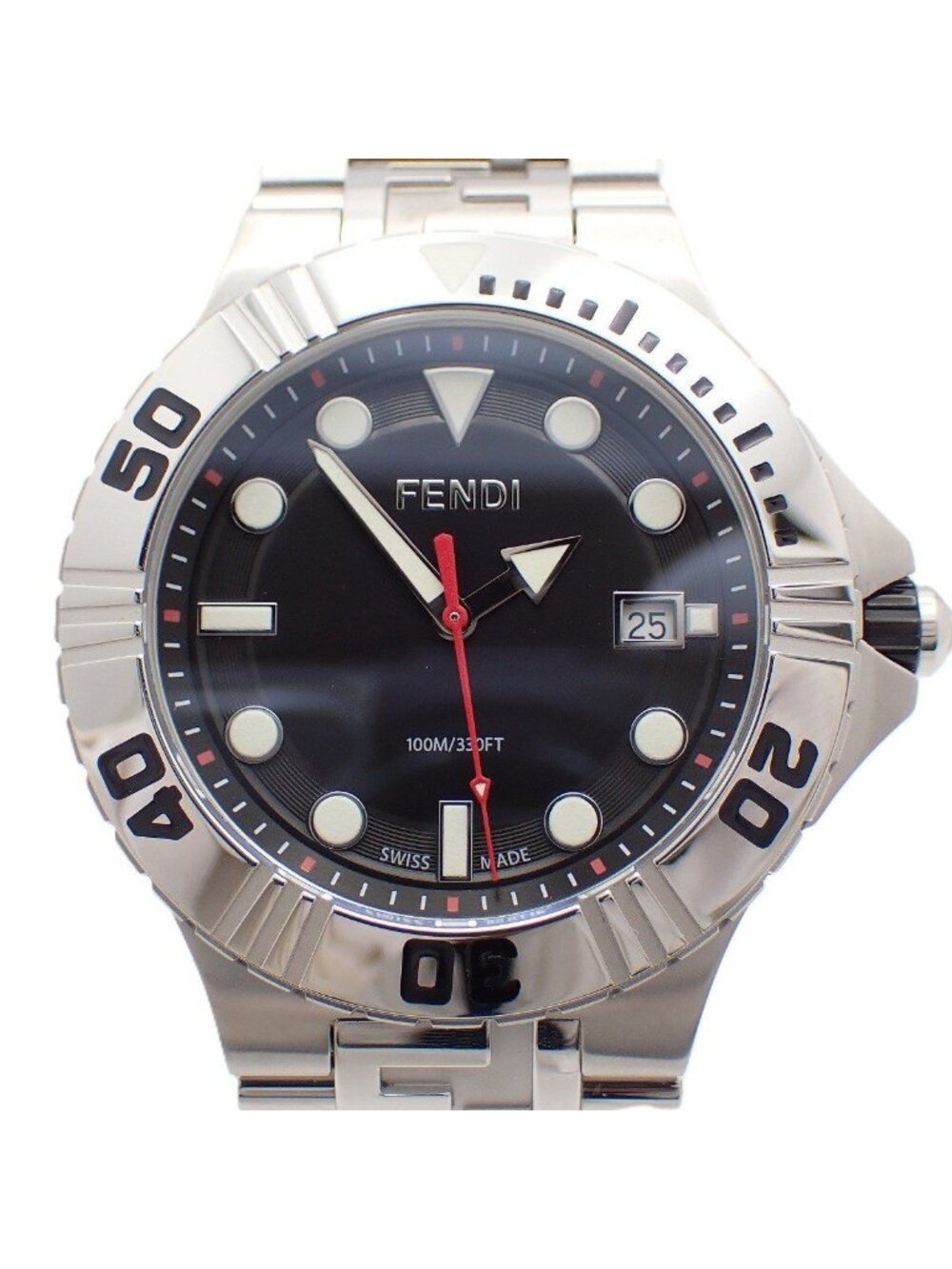 Fendi Notico Waterproof Diver Watch